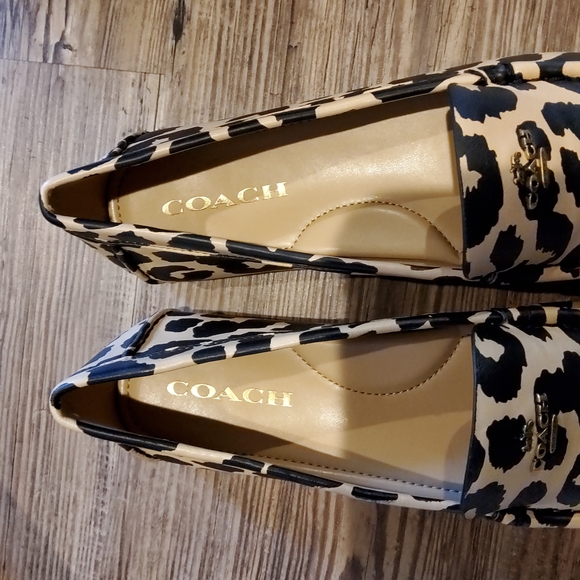 Coach Marley Leopard Print Driver - Picture 6 of 7